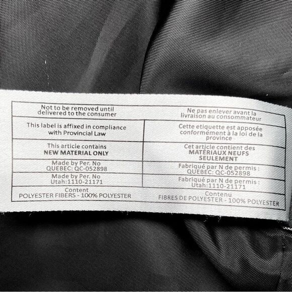 7 for All Mankind Shearling Thermal Subarctic Puffer Jacket in Black Women’s M - Picture 7 of 7